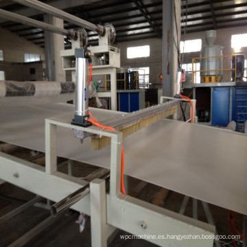 Construcción de PVC Templete Foam Board Extrusion Line